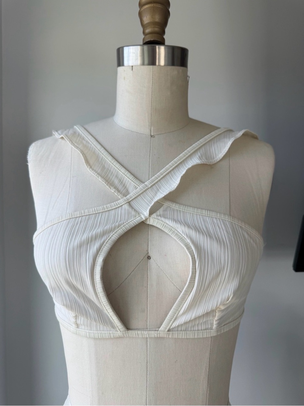 For Love & Lemons swim Cross-Front Bikini Top